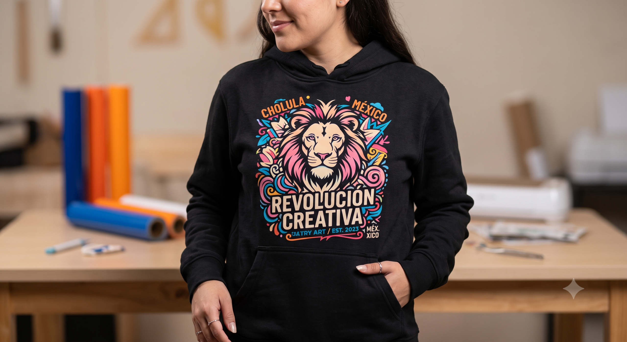 Sudadera Personalizada con gorro y cangurera Unisex - Image 4